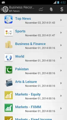 Business Recorder android App screenshot 13